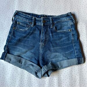 Women’s True Religion Jennie Curvy High Rise Denim Shorts